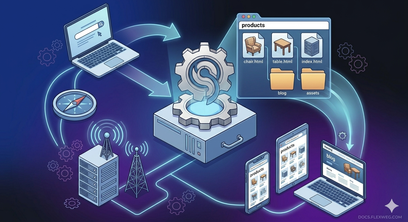 How sites work on Flexweg