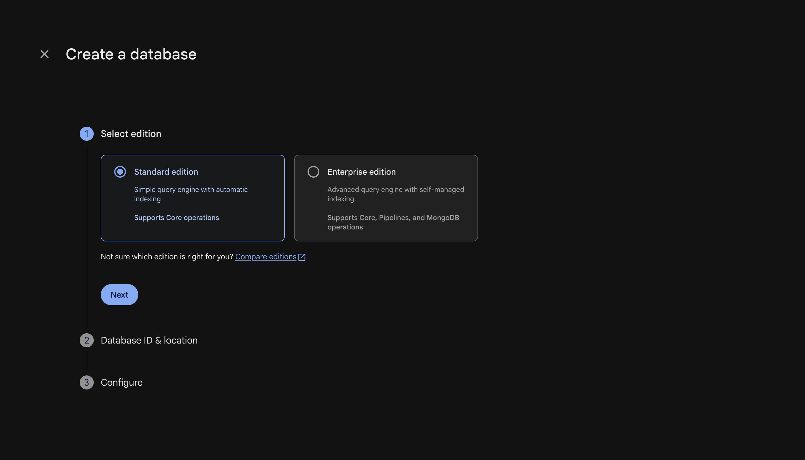 Firebase setup — step 8